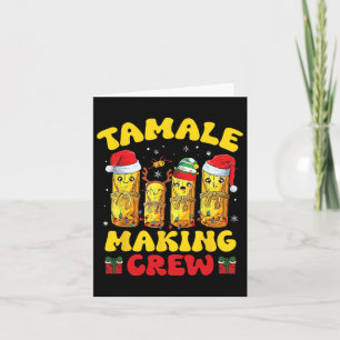 Carte Équipe de fabrication de tamales Saison des tamale