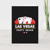 Carte Équipe de fête à Vegas - Voyage à Vegas - Escouade (Devant)