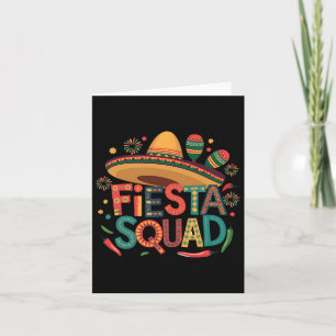 Carte Équipe De Fiesta Cinco De Mayo Fiesta Mexicaine Ho
