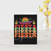 Carte Équipe de fiesta drôle Cinco De Mayo Fête mexicain (Fleur jaune)
