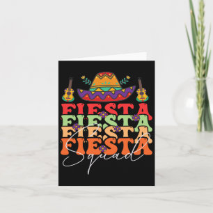 Carte Équipe de fiesta drôle Cinco De Mayo Fête mexicain