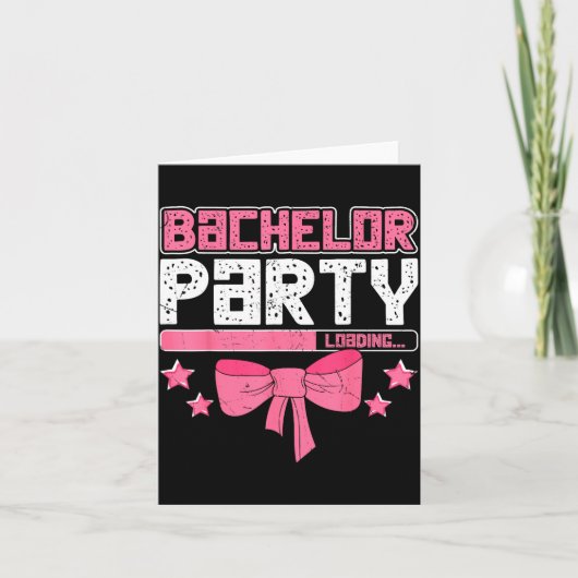Carte Équipe de garçon de bachelor ami du marié mariage  (Devant)