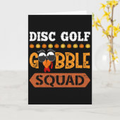 Carte Équipe de gobage de disque de golf de dinde de Tha (Fleur jaune)