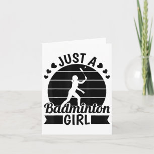 Carte Équipe De Joueurs De Badminton - Navette Juste Un