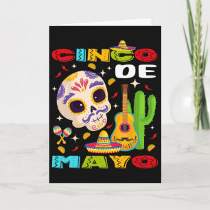 Carte Équipe de la fête mexicaine Cinco De Mayo 5 De May