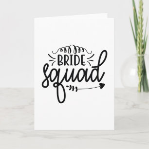 Carte Équipe de la mariée