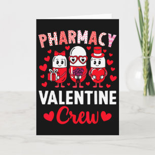 Carte Équipe de la Saint-Valentin de la pharmacie T de l
