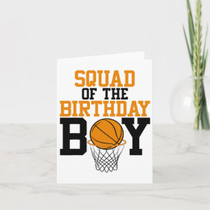 Carte Équipe De L'Anniversaire Garçon Sketll Famille Ann