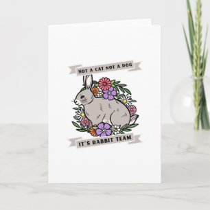 Carte Équipe de lapin