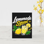 Carte Équipe de limonade équipe d'été buveur de citron b (Fleur jaune)