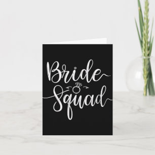 Carte Équipe de Mariage de l'équipe de mariée Bacheloret