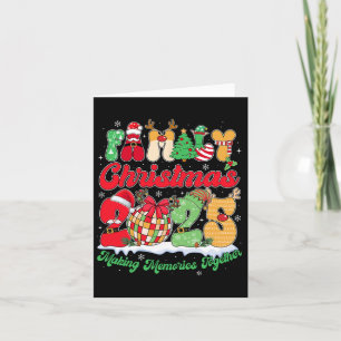 Carte Équipe de Noël 2025 Père Noël Elf Squad Matchin
