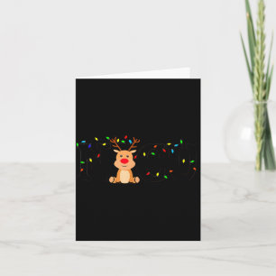 Carte Équipe de Noël Nicu Nurse Santa Renne Amour Infirm