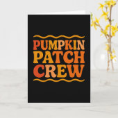 Carte Équipe de patch de citrouille Halloween tenue de f (Fleur jaune)