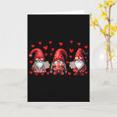 Carte Équipe de pharmaciens Trois Gnomes Saint-Valentin (Fleur jaune)