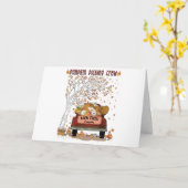 Carte Équipe de prélèvement citrouille (Fleur jaune)