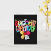 Carte Équipe de rêve de 2e année Prépa Retour au profess (Fleur jaune)