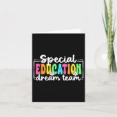 Carte Équipe de rêve de l'éducation spécialisée Rentrée (Devant)