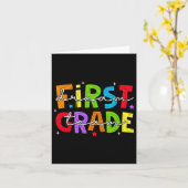 Carte Équipe de rêve de première année Retour à l'école  (Fleur jaune)