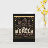 Carte Équipe de Secourt de recherche Morel - Champignons (Fleur jaune)