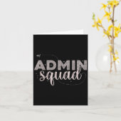Carte Équipe de secrétariat administratif de l'escouade  (Fleur jaune)