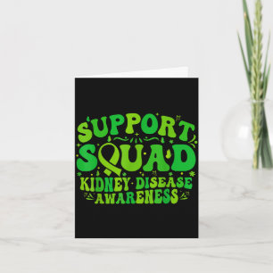 Carte Équipe de soutien ruban vert papillon pkd reinSup