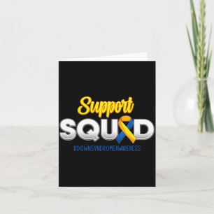 Carte Équipe de soutien Sensibilisation au syndrome de D