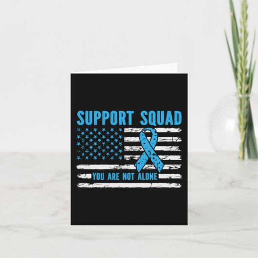 Carte Équipe de soutien Vous n'êtes pas seul (Devant)