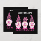 Carte Équipe de soutien Vous n'êtes pas seul (Devant / Derrière)