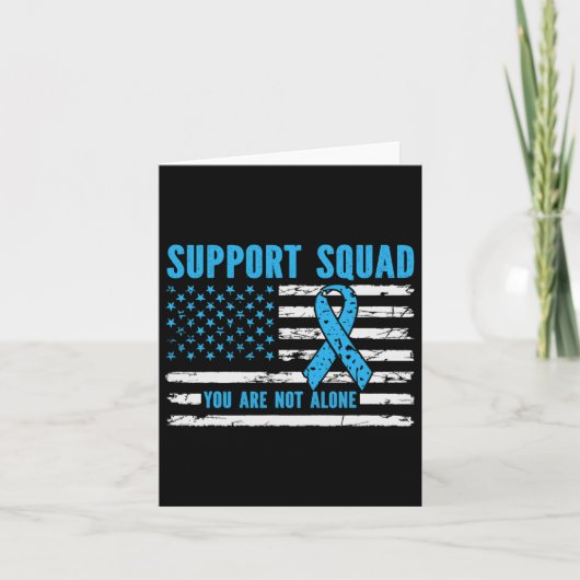 Carte Équipe de soutien Vous n'êtes pas seul (Devant)