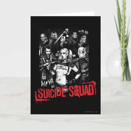Carte Équipe de suicide | Grunge Group Photo (Devant)