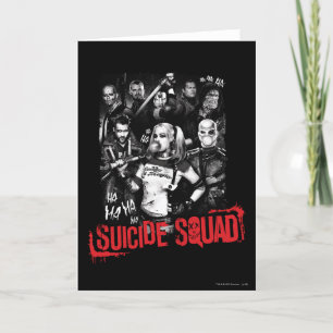 Carte Équipe de suicide   Grunge Group Photo