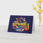 Carte Équipe de superhéros Batwheel™ (Fleur jaune)