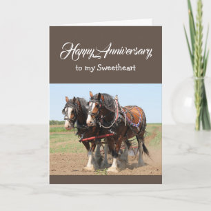 Carte Équipe de Sweethee Birthday HORSE