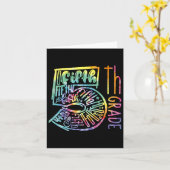 Carte Équipe de typographie de 5e année Enseignant de 5e (Fleur jaune)