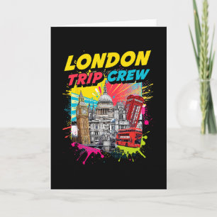 Carte Équipe de voyage à Londres Angleterre Vacances Tou
