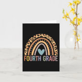 Carte Équipe d'enseignant 4e G de classe Rainbow Girls B (Fleur jaune)