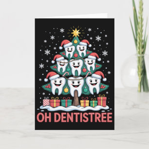 Carte Équipe dentaire de Noël Oh Dentistree