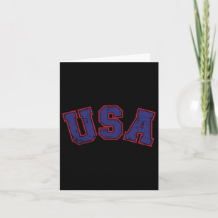 Carte Équipe Des États-Unis Pour La Fête De L'Indépendan