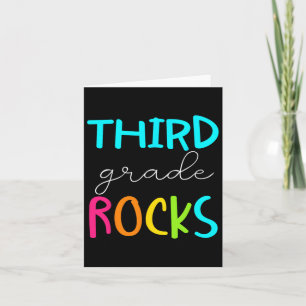 Carte Équipe des Rocks de 3e année Enseignant
