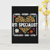 Carte Équipe d'intervention Équipe de RTI Enseignant RTI (Fleur jaune)
