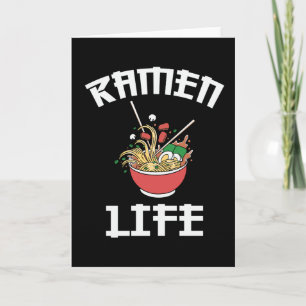 Carte Équipe du Club Ramen Conception adorable de la v