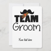 Carte Équipe du marié (Devant)