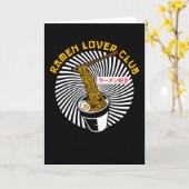 Carte Équipe du Ramen Lover Club | Cadeau pour l'amoureu (Fleur jaune)