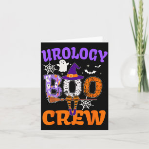 Carte Équipe d'urologie Spooky Ghost Halloween drôle