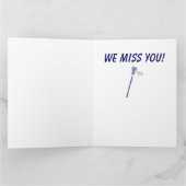 Carte Équipe Get Well Équipe Lacrosse (Intérieur)