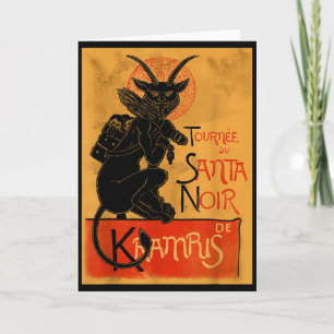 Carte Équipe Krampus _ Équipe de Noël de Krampus _ Joyeu