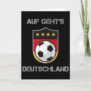Carte Équipe nationale de football d'Allemagne Deutschla