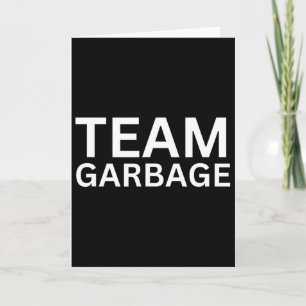 Carte Équipe poubelle pour les chemises des supporters d