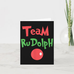 Carte Équipe Rudolph - Rudolph Le Renne au Nez Rouge
